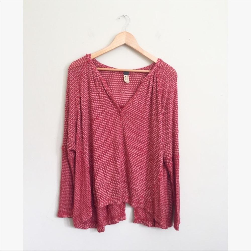 Free people knit sweater top